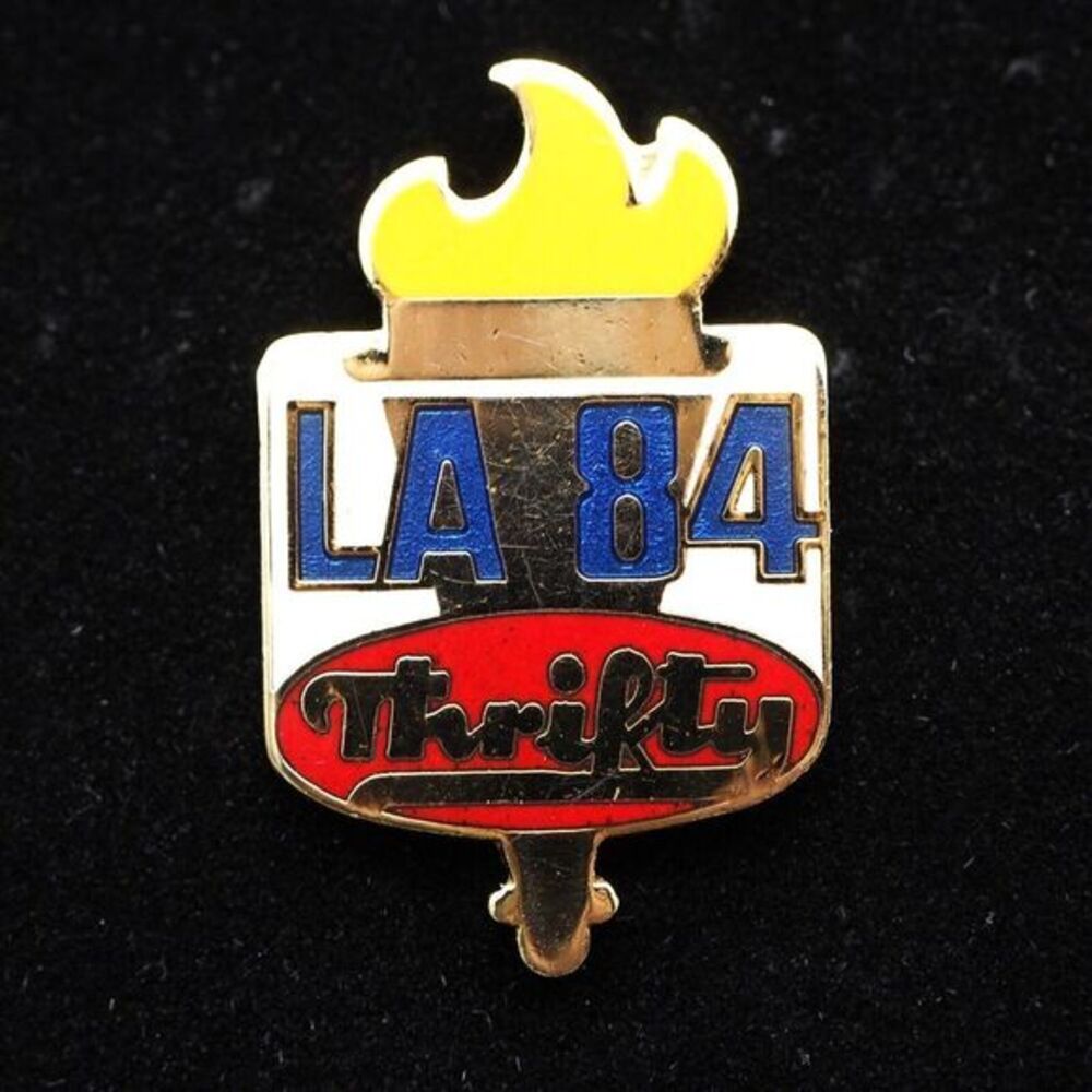1984 LA Olympics Thrifty Sponsored Pin Pinnacle Designs